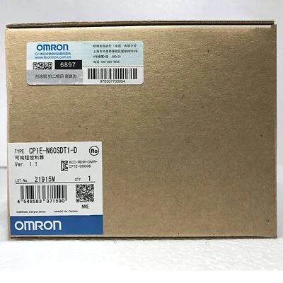 new omron CP1E-N60SDT1-D PLC Module IN BOX 1 year warranty Fast delivery - Image 1 of 2