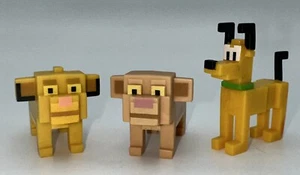 Disney Crossy Road Figure Lot Pluto Simba and Nala - Picture 1 of 4