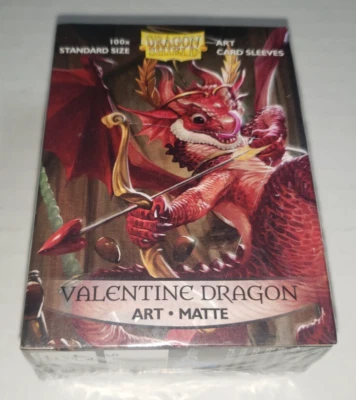 Dragon Shield Valentine Dragon 100 Matte Art Sleeves AT-12047 New SEALED - Image 1 of 4
