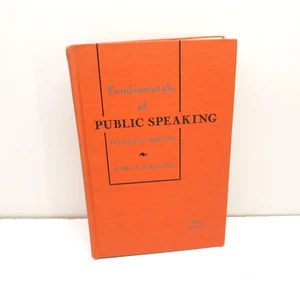 Fundamentals of Public Speaking 3rd Ed. Vintage Textbook Hardcover 1947 - Picture 1 of 6