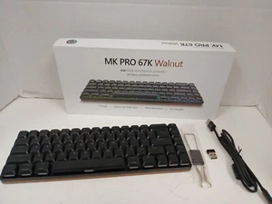 Inland MK Pro 67K Walnut RGB Premium Mechanical Keyboard - Picture 1 of 7