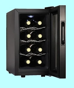 WEINKÜHLSCHRANK Deneb 25 Liter WEINSCHRANK Digital 8 Flaschen - Bild 1 von 7