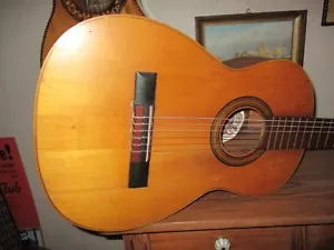 Spanische Gitarre Vicente Tatay Tomas, Valencia, massiv, 60iger! vollmassive Spa - Bild 1 von 22