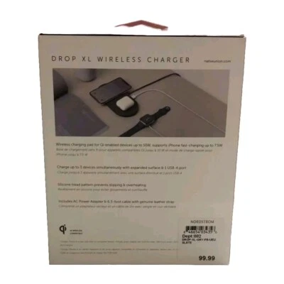 Cargador inalámbrico Native Union Drop XL Apple edición reloj carga multidispositivo Foto 1 de 4