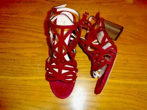 ZAPATOS KATE SPADE NEW YORK TACÓN ABIERTO GAMUZA NUEVOS SIN CAJA TALLA 9.5 - Imagen 1 de 7