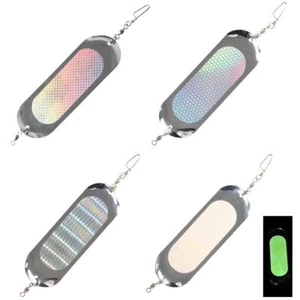 Night Light Fishing Rig Lure Flash Board 4.5-inch Salmon Fishing Doggers F l5T9 - Picture 1 of 22