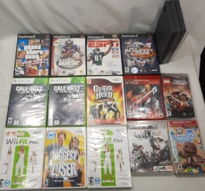 🎮 Lot of Empty Video Game Cases Games & Manuals Wii Xbox PS3 PS2 FREE SHIPPING  - Picture 1 of 18