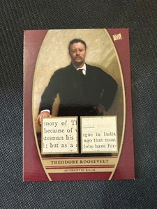 2024 Pieces Of The Past 1800s Edition Dual Relic Theodore Roosevelt DR-TR - Picture 1 of 2