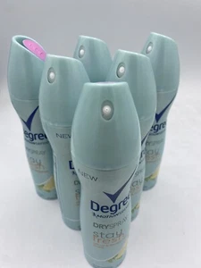 6X Degree MotionSense Dry Spray Antiperspirant Stay Fresh Citrus Bergamon 3.8 oz - Picture 1 of 3