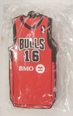 Vintage NBA Chicago Bulls Jersey Keychain   BMO Motorola  IOB - Image 1 of 4