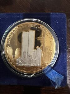 World Trade Center 5th Anniversary Commemorative 9/11 Coin Medal Collectors Mint