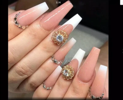 Deep Smile Line C Curve 50 x nail  Tips Bargain No Blending French White🇬🇧💅💅 - Image 1 of 2