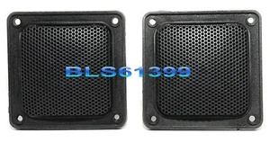 Pair Square Super Mini Horn Tweeters Speakers 3 inch Car Home Studio Pro Audio - Picture 1 of 4