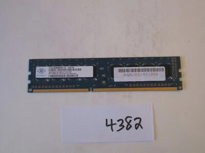 Nanya NT2GC64B88B0NF-CG 2Gb PC3-10600 1333Mhz DDR3 Desktop Memory RAM (4382) - Image 1 of 2