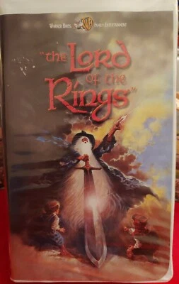 The Lord Of The Rings Warner Brothers Vintage 1978 VHS Very Good J.R.R Tolkien  - Image 1 of 3