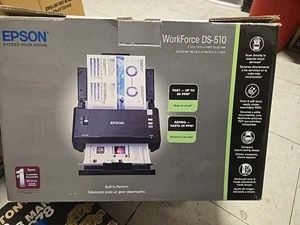 Epson WorkForce DS-510 Desktop Sheetfed Color Document Scanner Original Box - Picture 1 of 1