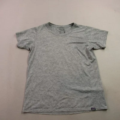 Camisa Patagonia Niños Mediana Manga Corta Informal Cuello Redondo Exterior Gris Foto 1 de 4