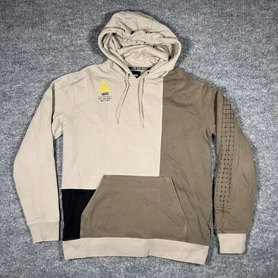 Vans Off The Wall Colorblock Sudadera con Capucha Pullover Para Hombre Mediano Verde Negro Logo Foto 1 de 4