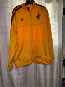 Cleveland Cavaliers Adidas Warmup Jacket Gold XL - Picture 1 of 21
