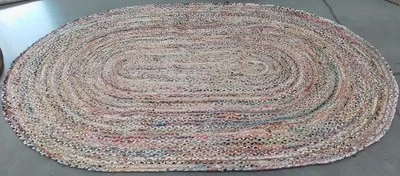 Tapete bege/multi 6'-0" x 9'-0" defeito, preço reduzido 1172774992 CAP202B-6OV - Imagem 1 de 4