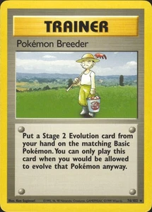 Pokemon Züchter 76/102 Rare Base Set Pokémon Karte MINT/NM - Bild 1 von 2