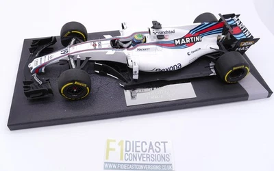 MINICHAMPS MARTINI WILLIAMS MERCEDES FW40 F MASSA 2017 1-18 SCALE F1 - Image 1 of 4