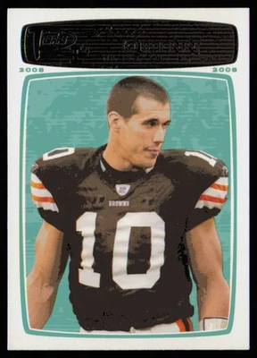 2008 Topps Rookie Progression #123 Brady Quinn Cleveland Browns - Image 1 of 2