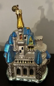 1998 Christopher Radko Cinderella Castle 6.5" Ornament Disney Parks Exclusive - Picture 1 of 5