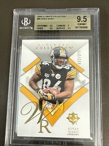 86/250 2008 Upper Deck Ultimate Collection #88 Hines Ward BGS 9,5 -/275 - Imagen 1 de 4