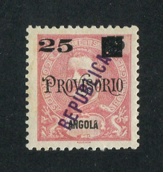 Portugal Angola 1912 D. CARLOS #116 MH NO GUM, FVF - Image 1 of 1