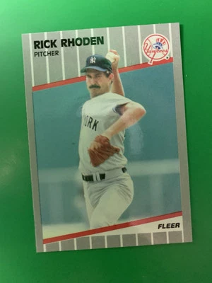 1989 Fleer Glossy Rick Rhoden New York Yankees #266 - Image 1 of 2