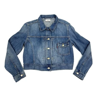 Chaqueta para mujer talla XL Mock Repro tipo 1 Levi’s algodón rojo lengüeta espalda en T 21x20,5 Foto 1 de 4