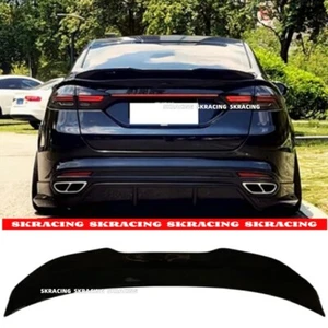 For Ford Mondeo Fusion 2013-2020 NEW Style Gloss Black Rear Trunk Spoiler Wing - Picture 1 of 13