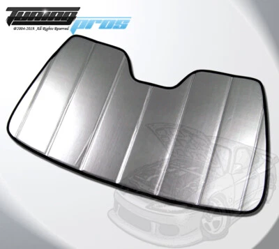 Leatherette Like Custom Fit SunShade Windshield Visor For Chevrolet 200 15-17 - Image 1 of 4