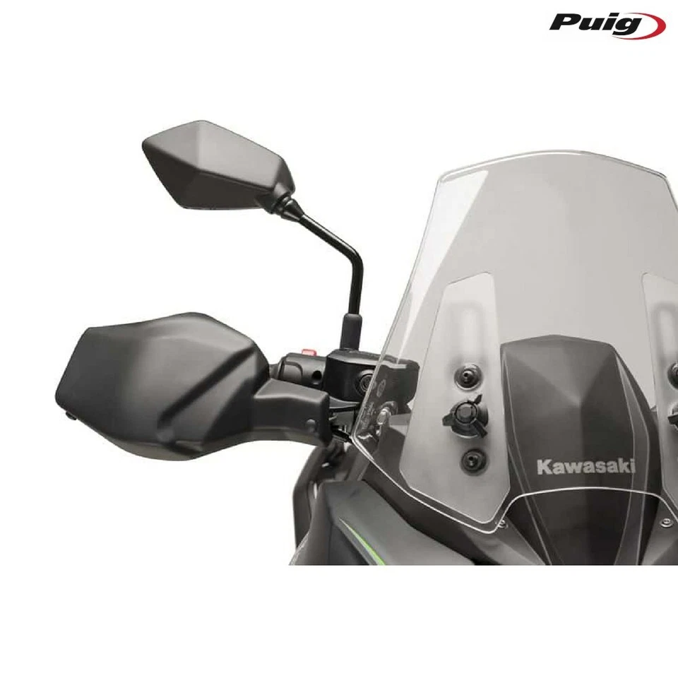 PUIG 8951J Déflecteurs Noir Mat Kawasaki 650 Kle Versys - Photo 1/1