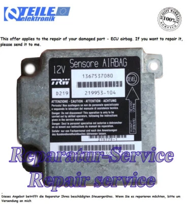 Reparatur von Autoelektronik / Repair of car electronics ECU-airbag Fiat Ducato - Image 1 of 4