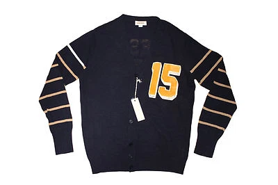 DIESEL K-PRIM NAVY WOOL BLEND CARDIGAN SIZE L 100% AUTHENTIC - Image 1 of 4