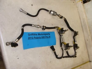 2012 POLARIS 600 800 RUSH PRO R ride Switchback fuel line rail injectors 2521065 - Picture 1 of 13