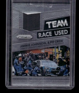 2016 Panini Prizm Racing Jimmie Johnson Tire Team Race Used Relic - Picture 1 of 2