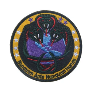 NUNQUAM ANTE NUMQUAM ITERUM NRO 3D ARMY BADGE EMBROIDERED HOOK PATCH *01 - Picture 1 of 3