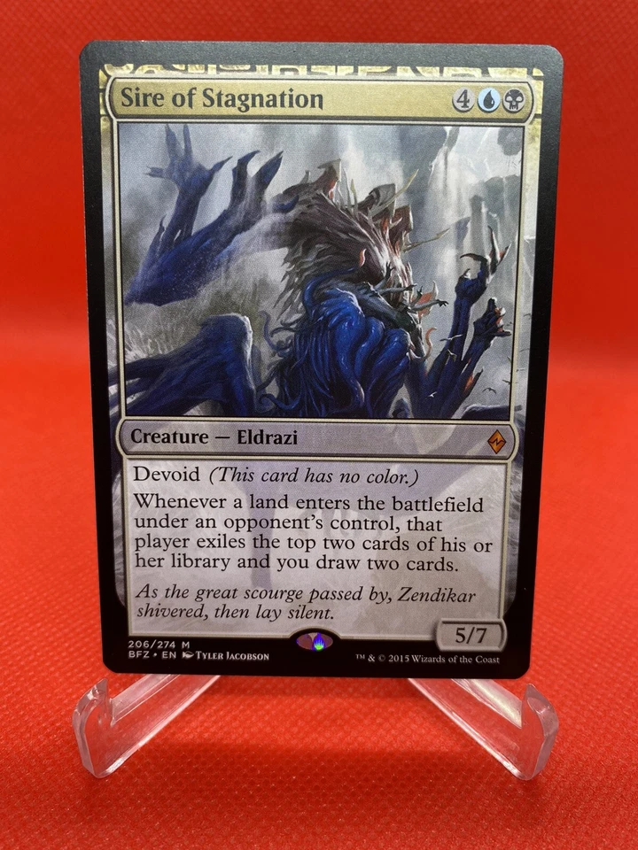 MTG Sire of Stagnation Battle for Zendikar 206/274 Regular Mythic. 1x NM - Image 1 of 1