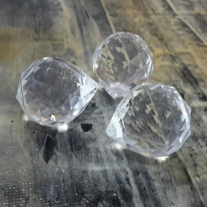 Hmade Crystal Suncatcher Glass, Teardrop, 20mm diameter, Clear, 5 pc - Bild 1 von 3