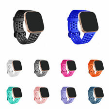 For Fitbit Versa 2/Versa Lite Replacement Silicone Solid Rubber Strap Watch Band