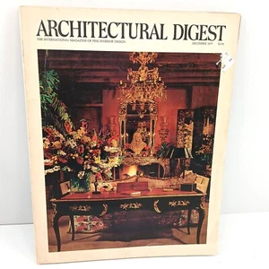 Architectural Digest Magazine December 1977 Vintage Fine Interior Design Issue - Imagen 1 de 7