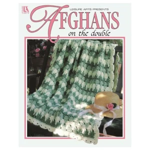 AFGHANS On The DOUBLE ~ Crochet Pattern Book ~ 50+ Designs ~ Baby to Adult - Picture 1 of 9