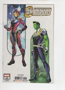 Champions #22 2nd print Kevin Libranda Variant Cover 2018 Ironheart Brawn - Picture 1 of 3
