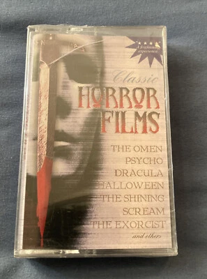 Classic Horror Films Music Cassette Tape Omen Halloween Psycho Exorcist Shining  - Image 1 of 3