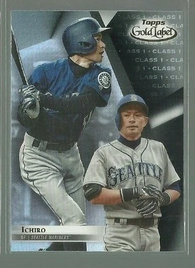 2018 Topps Gold Label Class 1 Black #85 Ichiro (ref 81712) - Image 1 of 1