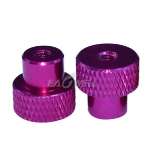10~100pc M3/M4 Knurled Thumb Nut Hand Thread Nuts Fastener Aluminum Alloy Colors - Picture 1 of 32