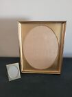 Vintage 1980S Gold Toned Oval Picture Frames